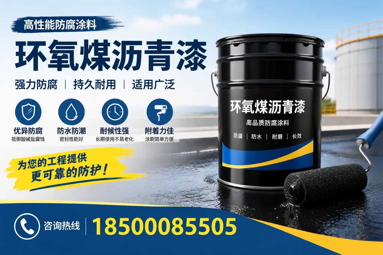 环氧煤沥青漆的施工步骤详解，绵阳装修必备知识